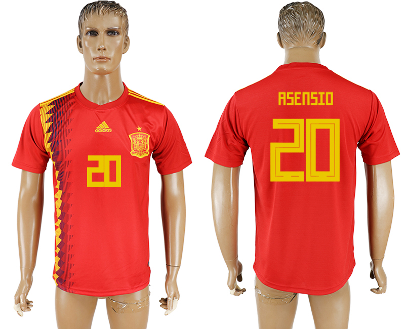 2018 world cup Maillot de foot Spain # 20 ASENSIO